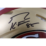 George Kittle Signed San Francisco 49ers Mini Helmet "Peoples TE" Beckett 49868