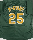 MARK McGWIRE - Oakland Athletics Signed Custom Replica Jersey AUTO - BAS
