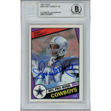 Tony Dorsett Autographed 1984 Topps 238 Slabbed Trading Card Beckett 45914