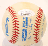 Rex Hudler Autographed Official American Leauge Baseball JSA COA