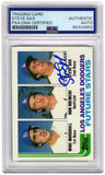 Steve Sax Signed Dodgers 1982 Topps Future Stars RC Baseball Card #681 (PSA/DNA)