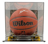 Giannis Antetokounmpo Bucks Signed NBA Wilson I/O Basketball BAS w/ Case
