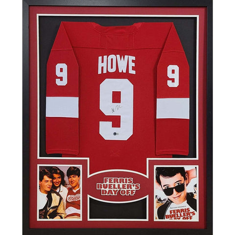 Ferris Bueller's Day Off Alan Ruck Autographed Signed Framed Jersey BECKETT