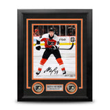 Matvei Michkov Action Philadelphia Flyers Autographed 8x10 Framed Photo PSA