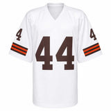 Leroy Kelly Signed White T/B Custom Football Jersey w/HOF'94 - (SCHWARTZ COA)