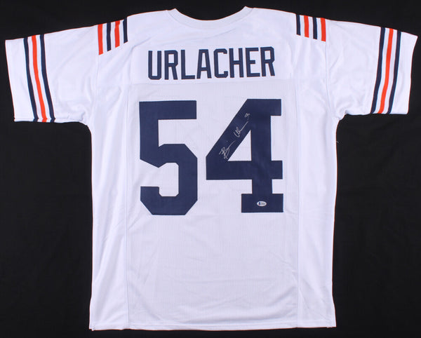 Brian Urlacher Signed Chicago Bears Jersey (Beckett QR) 8xPro Bowl Linebacker