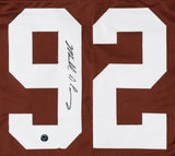 Michael Dean Perry Signed Cleveland Browns Jersey (Playball Ink) 6xPro Bowl D.E.