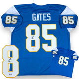 Antonio Gates Autographed SIGNED Jersey - Powder Blue - Beckett Authenticated
