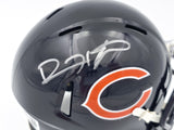 DEVIN HESTER AUTOGRAPHED BEARS BLUE SPEED MINI HELMET BECKETT WITNESS 244044