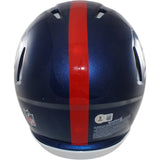 Abdul Carter Autographed New York Giants Pro Color Rush Helmet Beckett W 56880