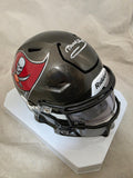 BUCKY IRVING SIGNED TAMPA BAY BUCCANEERS MIDI SPEEDFLEX HELMET BECKETT QR
