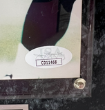 Shannon Sharpe Autographed Denver Broncos 8x10 Photo with Plaque JSA COA