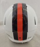 MYLES GARRETT SIGNED CLEVELAND BROWNS F/S ALTERNATE SPEED REP HELMET BECKETT QR