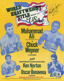 Chuck Wepner Autographed Signed 8x10 Photo Beckett BAS QR #BS30777