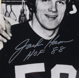 Jack Ham Jack Lambert Signed Framed 16x20 Steelers Photo HOF Inscribed JSA Holo