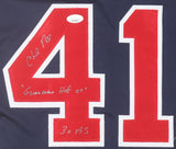 Charles Nagy Signed Cleveland Indians Blue Jersey (JSA COA) 3xAll Star Pitcher