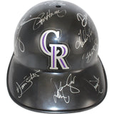 Walker Bichette Castilla +22 Signed Colorado Rockies 1995 Helmet Beckett 55420