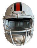 "No Fly Zone" 4x Autographed Denver Broncos Snowcapped Replica Helmet - BAS COA