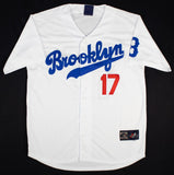 Carl Erskine Signed Brooklyn Dodgers Jersey (PSA COA) 1955 World Champ Pitcher