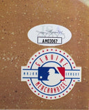 Warren Spahn Autographed Looney Tunes Braves Colored Photo Print | JSA COA