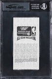 Shaq O'Neal "1st ASG" Signed 2/21/1993 NBA All Star Game Ticket Stub BAS Slabbed