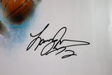 Larry Johnson Autographed 16x20 Photo -- Charlotte Hornets | Deluxe Framed | UDA