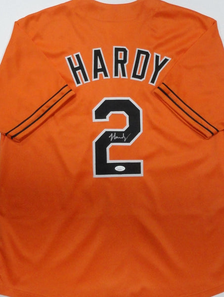 Orioles All Star JJ HARDY Signed Custom Replica Orange Jersey AUTO - JSA
