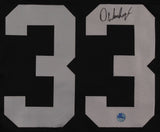 DeAndre Washington Signed Black Raiders Jersey (Pro Player) Oakland Running Back