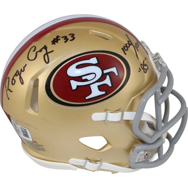 Roger Craig Autographed San Francisco 49ers Mini Helmet 1000/1000 Beckett 50837