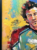 Joe Sakic Autographed Giclee framed, LSM COA