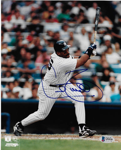 Cecil Fielder Autographed New York Yankees 8x10 Photo Beckett Authenticated