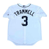 Alan Trammell Autographed Detroit Tigers Majestic Jersey - HOF + 84 WS MVP BAS