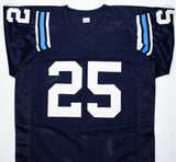 Raghib 'Rocket' Ismail Autographed Blue Pro Style Jersey- Beckett W Hologram