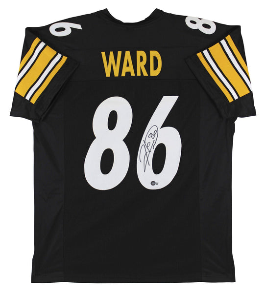Hines Ward Authentic Signed Black Pro Style Jersey Autographed BAS Witnessed