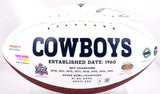 Jay Novacek Autographed Dallas Cowboys Logo Football- Beckett W Hologram *Black
