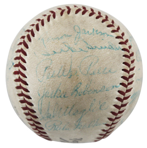 1956 Dodgers (22) Koufax, Robinson, Campanella Signed Onl Baseball BAS #AC33487