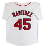 Pedro Martinez Authentic Signed White Pro Style Jersey Autographed BAS Witnessed