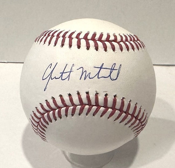 GARRETT MITCHELL - Signed Official MLB Baseball AUTO - Milwaukee Brewers - BAS