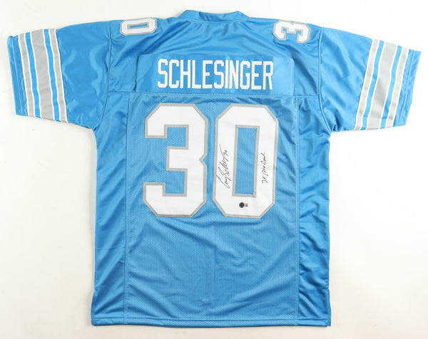 Cory Schlesinger Signed Detroit Lions Jersey Inscribed "3x Pro Bowl"(Beckett) FB
