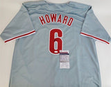 Ryan Howard Signed Philadelphia Phillies Jersey (JSA COA) 2006 NL MVP 1st Base