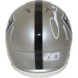 Aidan O'Connell Signed Las Vegas Raiders Flash Mini Helmet Beckett 43087