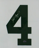 Brett Favre Signed Green Bay Packers Framed White NFL Jersey