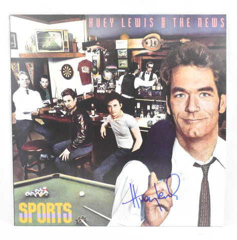 Huey Lewis Autographed Huey Lewis and The News Sports Vinyl - Beckett W Hologram