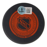 Doug Gilmour Signed Toronto Maple Leafs Logo Puck (Beckett) 1989 Stnly Cup Champ