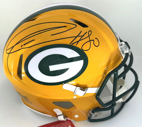 Packers DONALD DRIVER Signed Full Size Riddell AUTHENTIC Speed Helmet AUTO - JSA