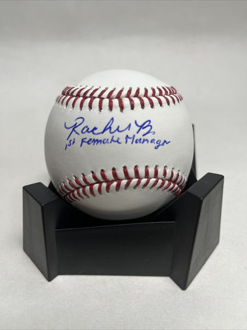 Rachel Balkovec Autographed Official MLB Baseball w/ 1st Female Manager Inscrip