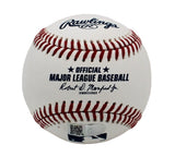 Nolan Ryan Signed Texas Rangers Rawlings OML White Baseball w- HOF 99 Insc