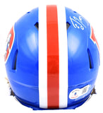 Ed McCaffrey Autographed Denver Broncos 75-96 Speed Mini Helmet- Beckett W Holo