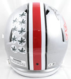 Jack Sawyer Signed Ohio St. F/S Natl Champs Logo Speed Helmet - Beckett W Holo