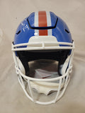PATRICK SURTAIN II SIGNED DENVER BRONCOS THROWBACK SPEEDFLEX HELMET BECKETT QR